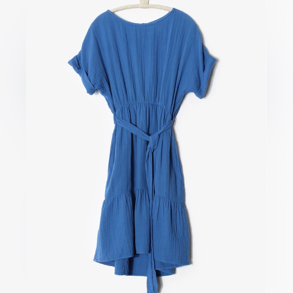 Xírena Aiden Dress in Marine Life Blue Size L